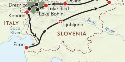 Karta piran Slovenija
