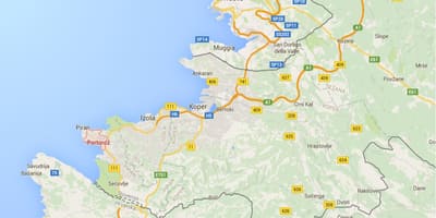 Karta Slovenija portorož