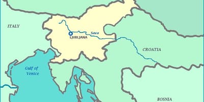 Karta na Slovenskoj obali